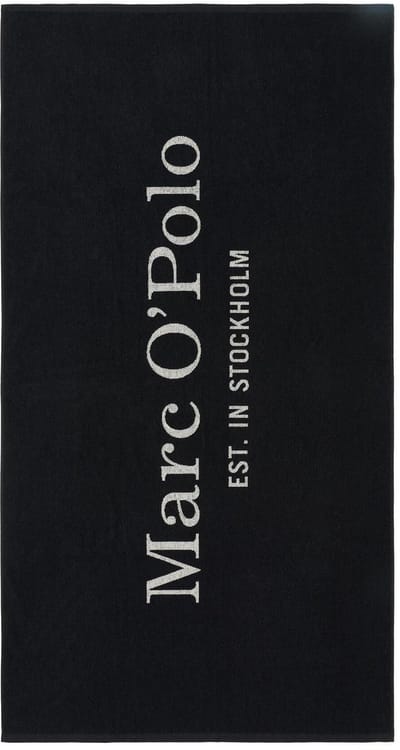 Marc O'Polo Statement Strandlaken New black - 100x180 cm