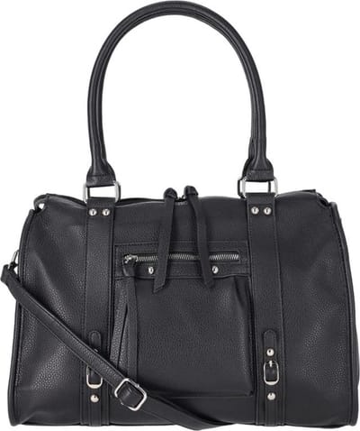 Flora & Co Isabella Grote Schoudertas Dames - Imitatieleer - Zwart