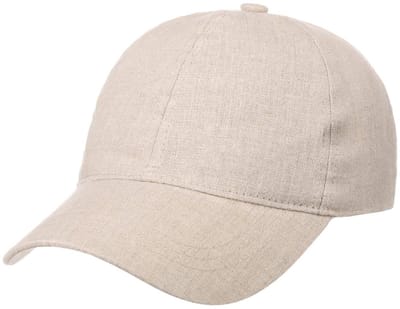 Linnen Baseballpet Monochroom Unisex Lente Zomer