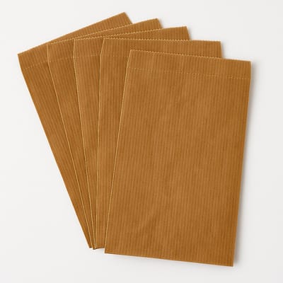 Professionele Cadeau zakjes - 50 Stuks - 11x17 cm - Papieren zakjes - Kraftpapier Brons – Cadeauzakjes / geschenkzakjes