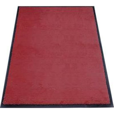 vuilvangmat miltex Eazycare Style, hoekig, antistatisch, UV-bestendig, afwasbaar, high twist nylon & Niltril rubber, 800 x 1200 mm, bruin-rood