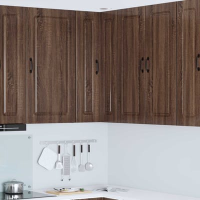 vidaXL - Vaatwasserpaneel - Kalmar - Bruin - Eiken - 57 - x - 57 - x - 100 - cm