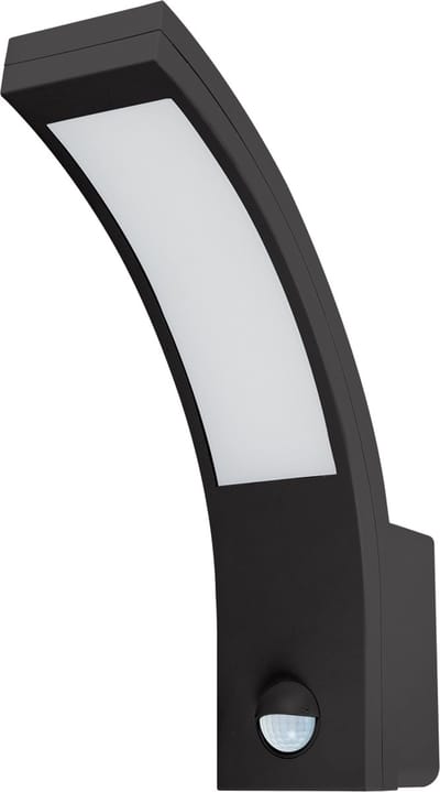 SONET - Buiten LED wandlamp met bewegingsmelder - 10w - 1120 lumen - 4000K Daglicht wit - Zwart - IP54