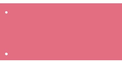 Scheidingsstrook Qbasic 240x105mm 50 stuks roze | 24 stuks