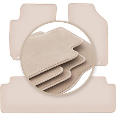 PREMIUM beige vloermatten voor: Kia Sportage II SUV 2004-2010