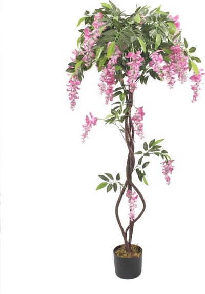 HomeBound by KY | Kunstplant boom blauwe regen 150cm | 150cm | plant voor binnen