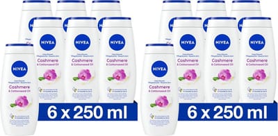 Nivea Douchegel - Cashmere Moments - Voordeelverpakking 12 x 250 ml