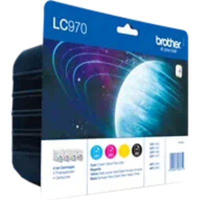 Brother LC970BK - Inktcartridge / Magenta / Geel / Cyaan