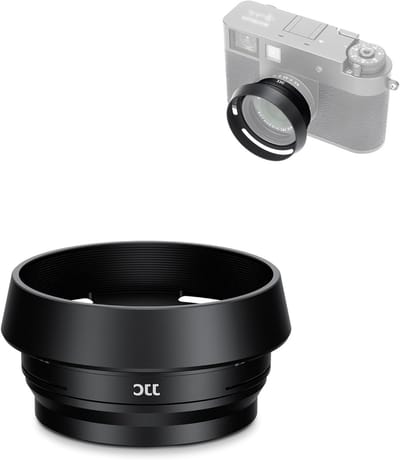 Aluminium Lenskap met Adapterring voor FUJIFILM X Half, Geschikt voor 3mm UV/VND CPL Filters en Verbeterde Beeldkwaliteit