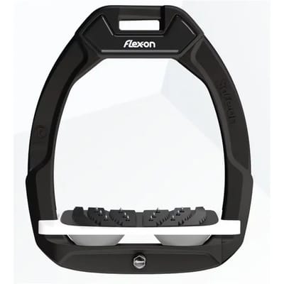 Veiligheidszittingen voor paardenrijden Opwaarts Ultra Grip Zwart/Wit/Grijs Flex-On Safe-On