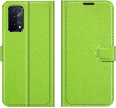 Coverup Hoesje - Geschikt voor OPPO A54 / A74 Hoesje - Coverup Book Case - Groen
