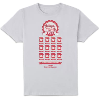 National Lampoon Jelly Of The Month Club Men's Christmas T-Shirt - White - M