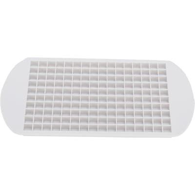 Bac à glaçons 160 alvéoles Carré Silicone Flexible Résistant aux hautes températures Mini moule à glaçons pour la maison gray