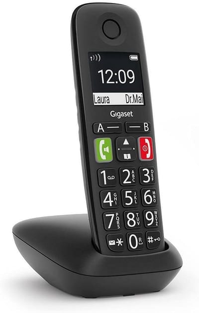 Draadloze Telefoon met Sterke Ringtones, Grote Cijfers en Verbeterde Geluidskwaliteit, Handsfree met Instelbare Volumecontrole