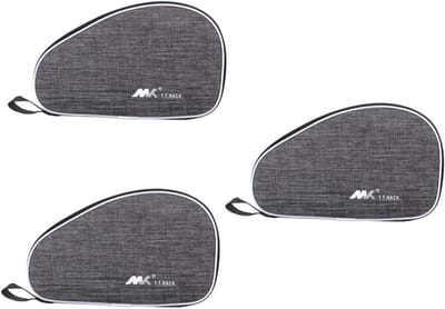 Tafeltennistas - Sporttas - Racket Beschermen - Waterafstotend Oxford - 28x17x4.5 cm - Grijs