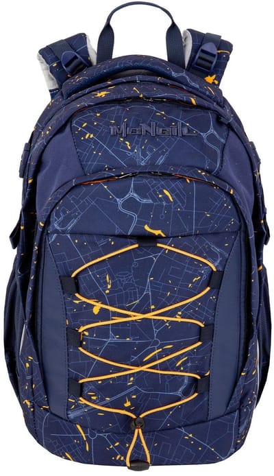 McNeill Schoolrugzak Luca School Backpack Splash Donkerblauw