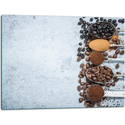 TMK ArtDeko - Glas Snijplank - Moderne Kleuren - 52x40cm - Inductiegeschikt