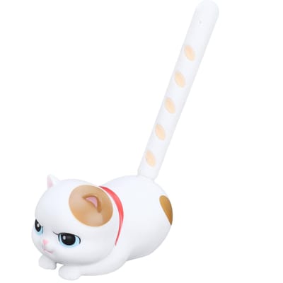 Schattig Kattenpatroon Siliconen Gel Pen Kantoor School Schrijven Tekenen Notities Maken Schetsen Zwart white