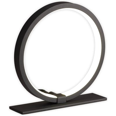 Mantra Iluminación Kitesurf LED tafellamp, aluminium, Ø 25,7 cm, zwart