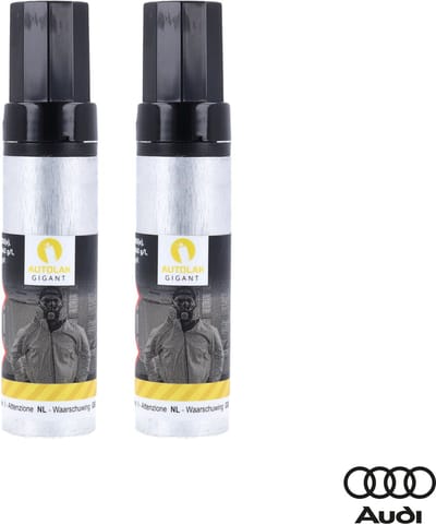 AUDI - lakstift (set) - L0A9 - PERLMUTTWEISS-MET.