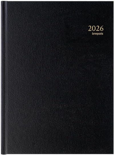 Dagplanner Agenda - Weekplanner Jaarplanner - Planning Maken - 2 Pagina's Per Week - A4 Formaat - Zwart