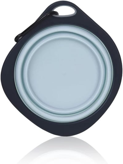 Opvouwbare Reisbak voor Hond en Kat - Draagbare Waterbak/Voerbak voor Onderweg (300ml)