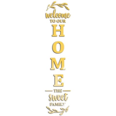 3D Spiegel Muurstickers Engelse Letters Thuis Familie Zelfklevende Acryl Stickers Voor Huis Kamer Decor Huisdecoratie Accessoires