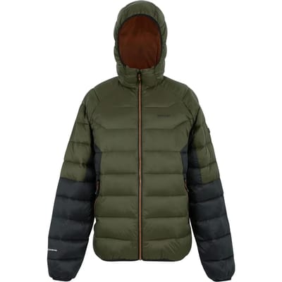 Dalent isolerende pufferjas met capuchon voor heren