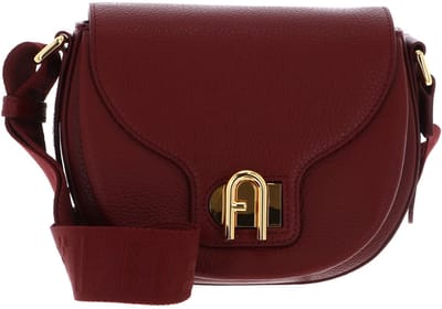 FURLA Leren schoudertas Lotus Mini Crossbody Bag Rubino + Toni Rubino donkerrood