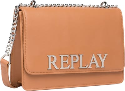 REPLAY Schoudertas Avondtas Crossbody Bag Brick Brown Terracotta