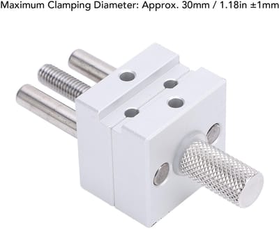 Dailygoods- Bankschroef Mini - Verstelbare Klem - Metalen Handig - Maximale Klem 30mm - Sieraden Carving - Hoge Nauwkeurigheid
