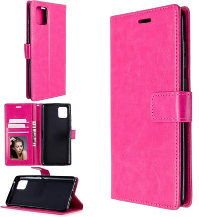 hoesje Geschikt voor: Oppo Reno 4 5G book case roze