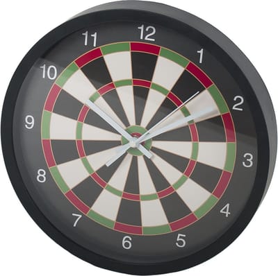 Gerimport Wandklok - dartbord - 30 cm - darter klok