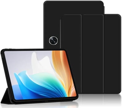 EtuiTab - Slim Cover - 11,4 inch - Zwart - Eco-leer - Magneet
