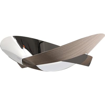 Vortex de Grain de Bois Artistique Enroulé Irrégulièrement Ornements Assiette à Fruits Plateau de Rangement pour la Maison Design Minimaliste Moderne Accessoires gray