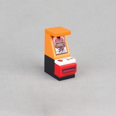 MOC 1 STuks Mini Arcade Spelconsole Bouwstenen Set Ruimte Display Scherm Werkt Voor Kinderen Cadeau met Figuren Bakstenen ZELF-DOEN-