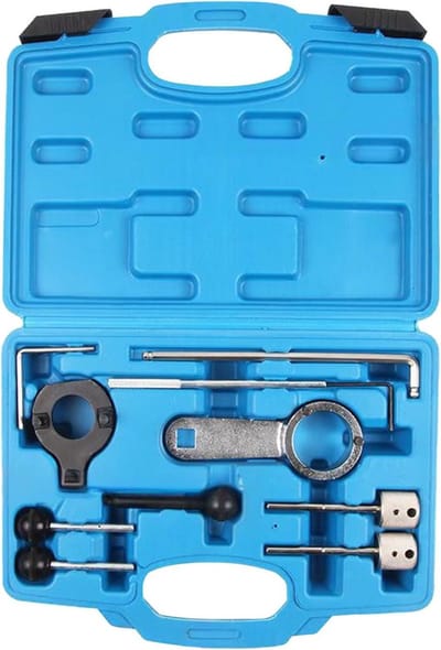 Distributie Gereedschap Set - Motor Timing Tool - Motor Uitlijning - Versterkt Ontwerp - 30x23x7 cm - Zwart