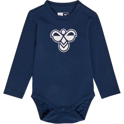 Baby romper met lange mouwen Hummel Logo