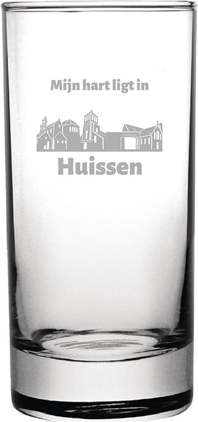 Gegraveerde longdrinkglas 28,5cl Huissen