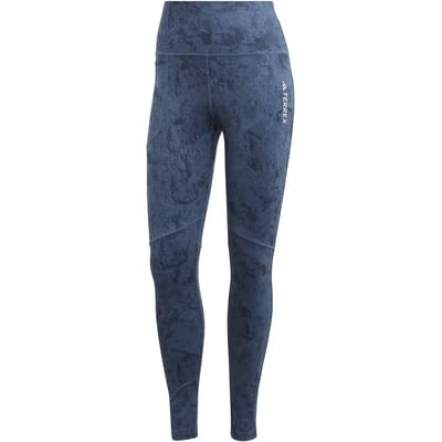 adidas TERREX Terrex Multi Allover Print Legging - Dames - Blauw - 40