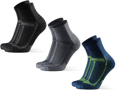 DANISH ENDURANCE Hardloopsokken voor Lange Afstanden - Blarenbescherming - Unisex - 3 paar - 35-38