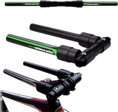 Fiets Stuur - Mountainbike Onderdeel - Comfortabel Fietsen - Inklapbaar Ontwerp - 560mm - Groen