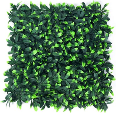 Buxibo Kunsthaag Set - 4 x 50x50 cm - Groene Wand - Kunstklimop - Namaak Plant - Balkonscherm - Kunstplanten Voor Buiten en Binnen - Evergreen