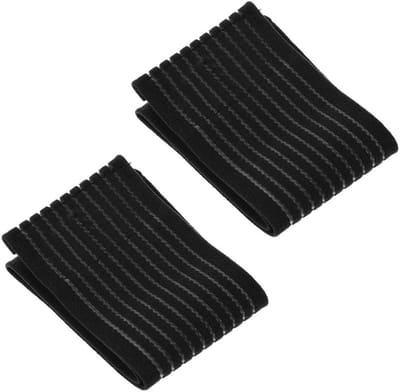 Dailygoods- Polsbandages 2 Stuks - Elastische Polssteun - Verstelbare Compressie - Ademend Materiaal - Voor Sport en Training - 40 x 7,5 cm
