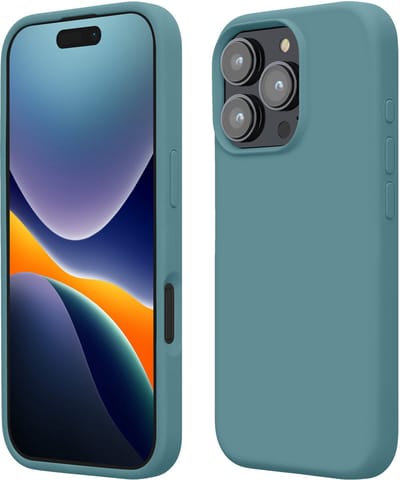 kwmobile telefoonhoesje geschikt voor Apple iPhone 16 Pro Max - Hoesje met siliconen coating - Smartphone case in antieksteen