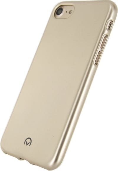 Mobilize Hoesje geschikt voor Apple iPhone 7 Telefoonhoesje Flexibel TPU | Mobilize Gelly Backcover | iPhone 7 Case | Back Cover - Champagne | Goud