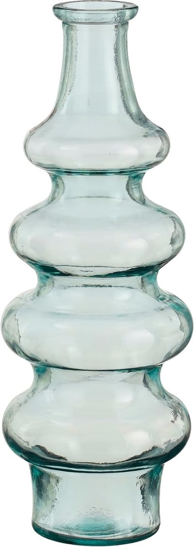Mica Decorations Bloemenvaas Sira - transparant glas - D14,5 x H40 cm - vaas - sierlijk model