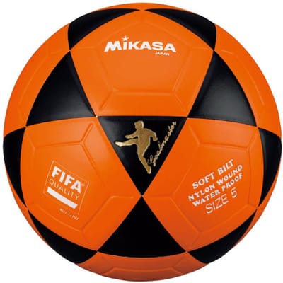 Mikasa FT-4 Voetbal Oranje, Zwart