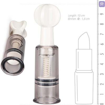 EasyToys - Tepel en Clitoris Zuiger Set - Tepelzuigers voor Mannen en Vrouwen - Clitoris Zuiger - Clitorispompen - Sex Toys voor Vrouwen - Seksspeeltjes - Clitoris Stimulator - 3 stuks - Transparant