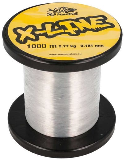 Sea Monsters X-line 1000 M Monofilament Zilver 0.148 mm